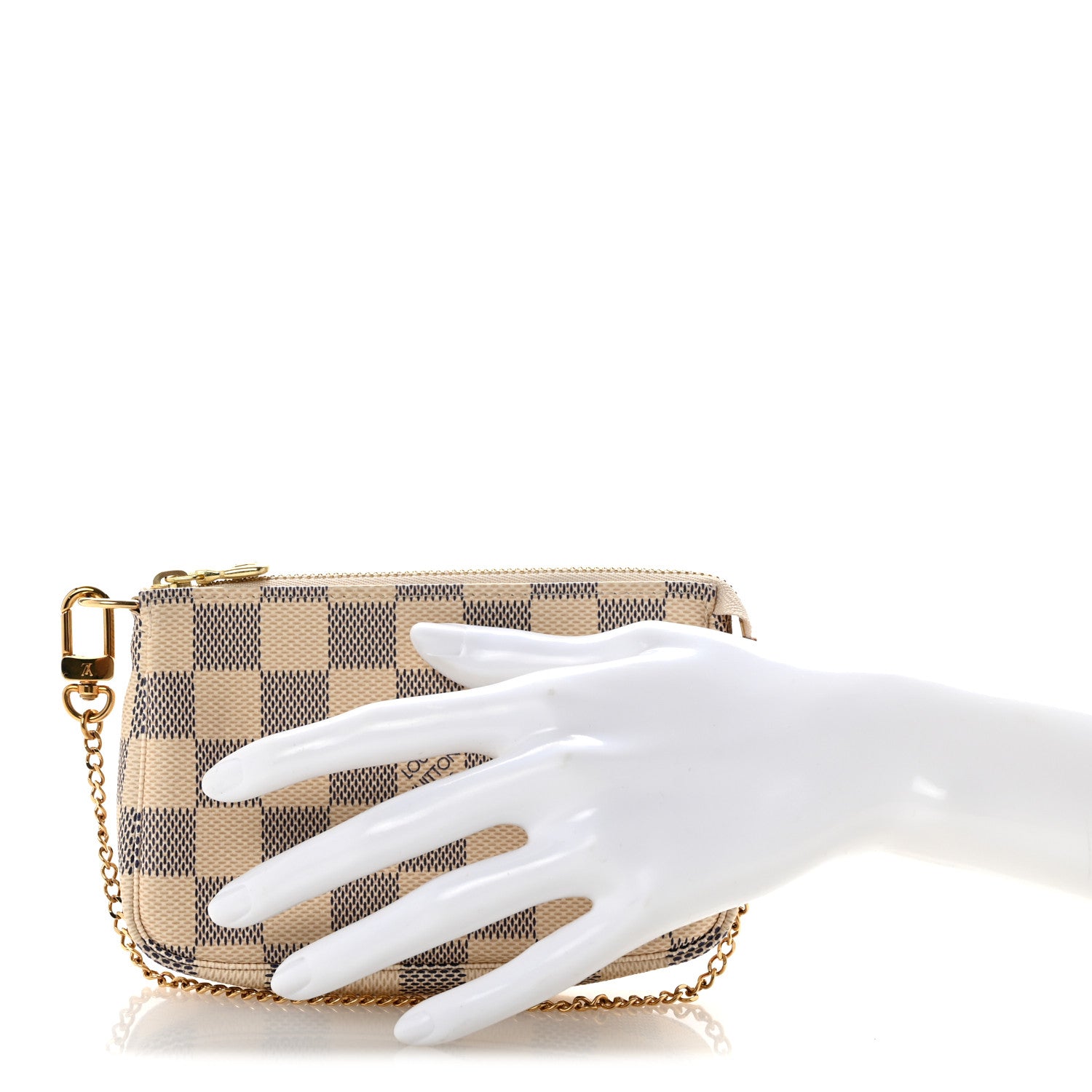 Louis Vuitton Damier Azur Mini Pochette Accessories 2 of 7