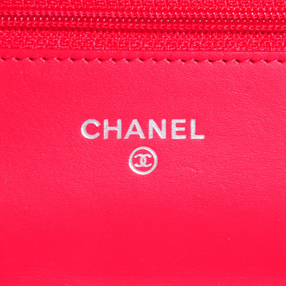 Chanel Caviar Timeless Wallet On Chain WOC Pink 7 of 9