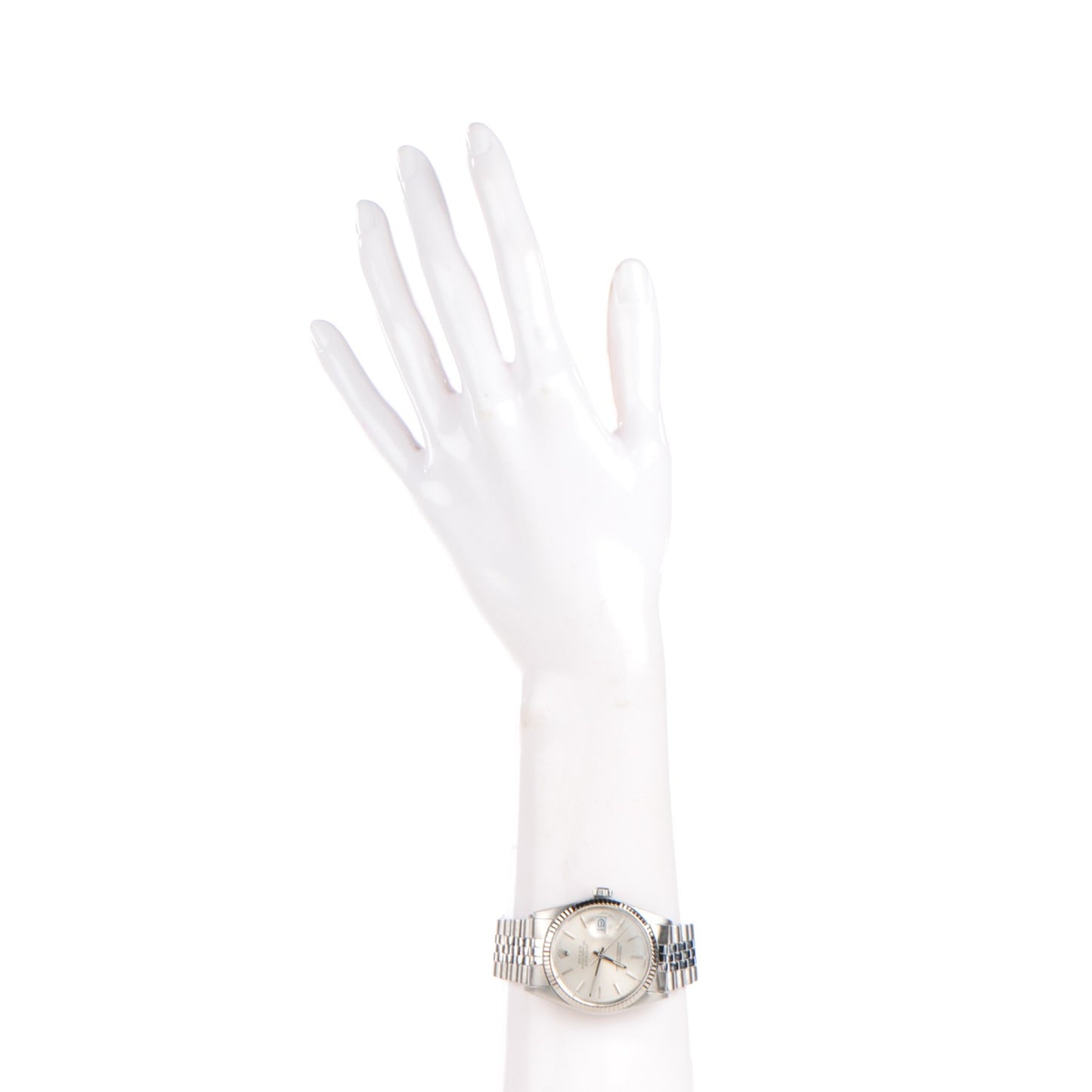 Stainless Steel 18K White Gold 36mm Oyster Perpetual Datejust Watch Silver 16014