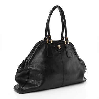 Gucci Calfskin Large Re(Belle) Top Handle Bag Black 2 of 10