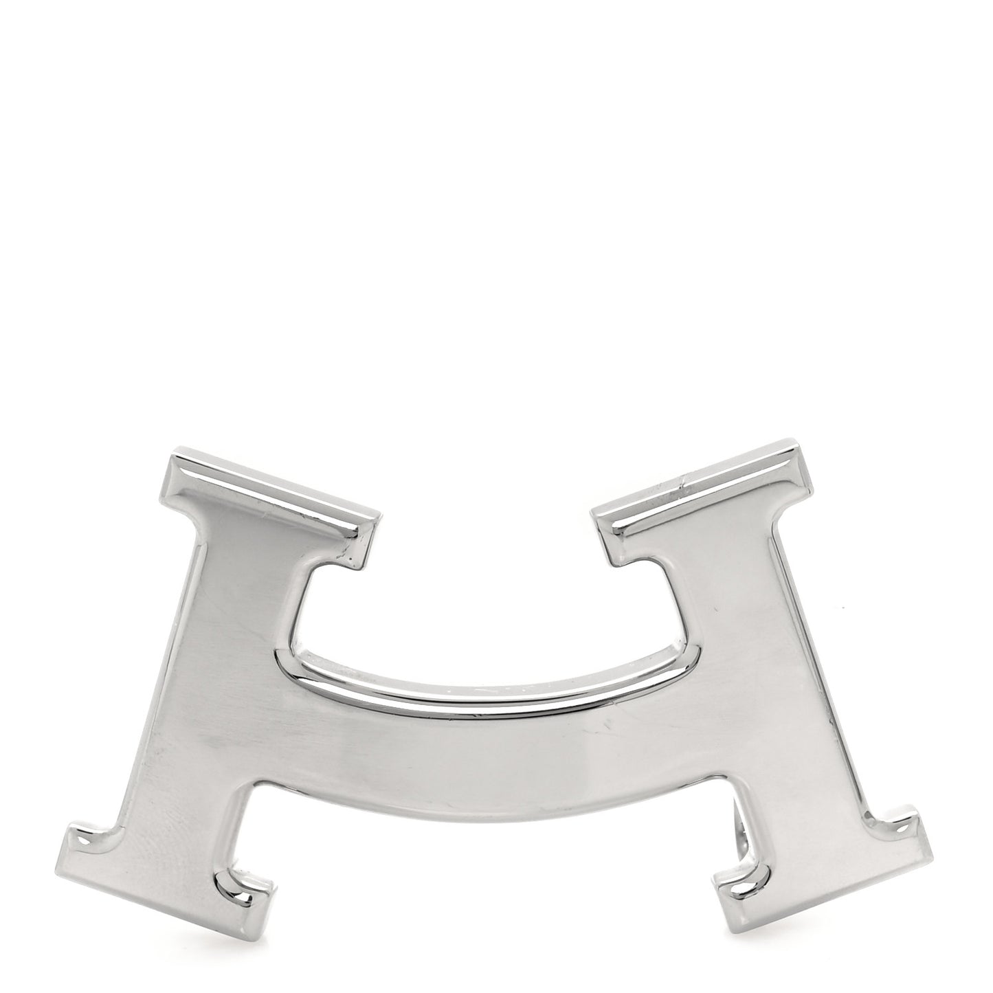 Palladium Smile 32mm H Belt Buckle Silver