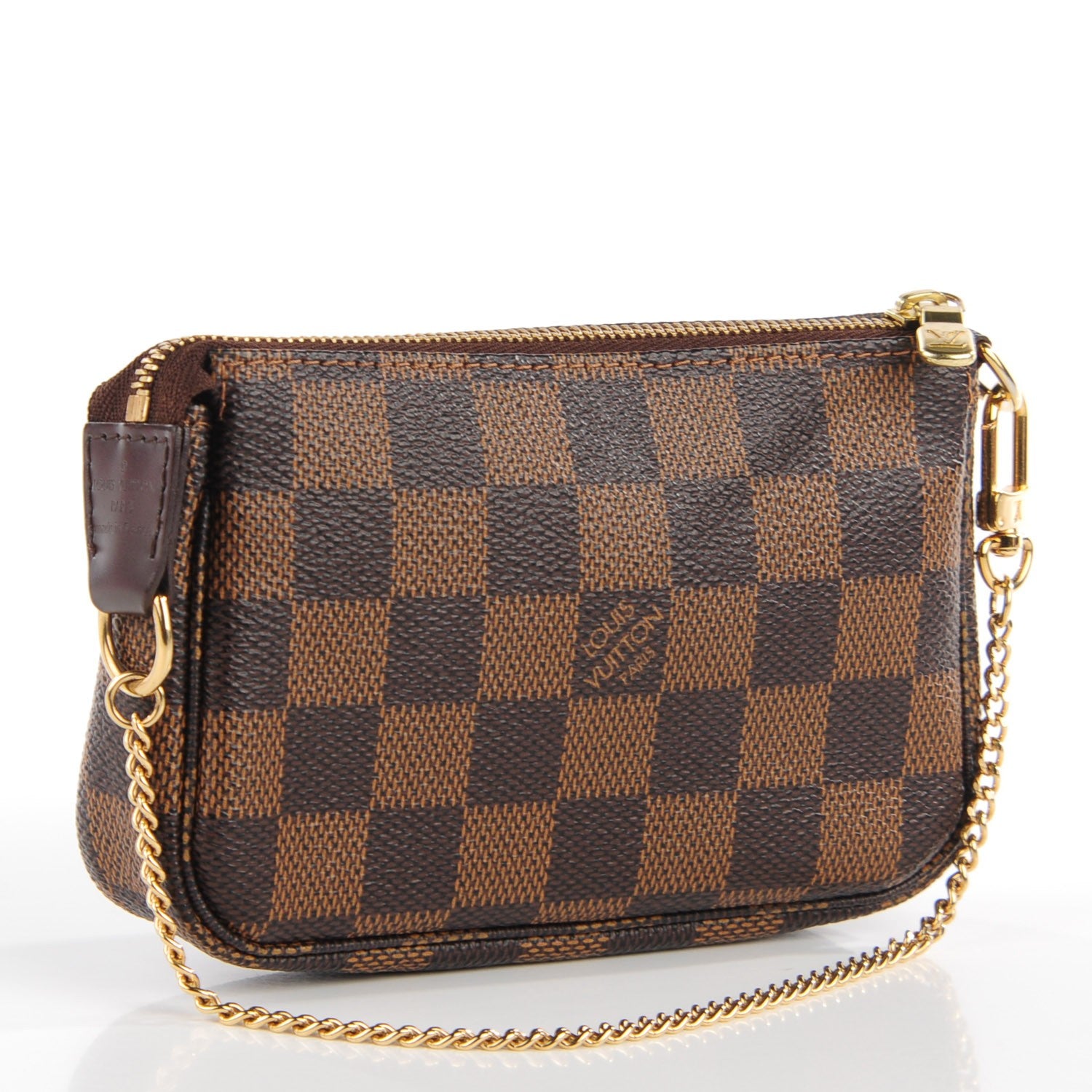 Louis Vuitton Damier Ebene Complice Trunks and Bags Mini Pochette Accessories Red 3 of 7