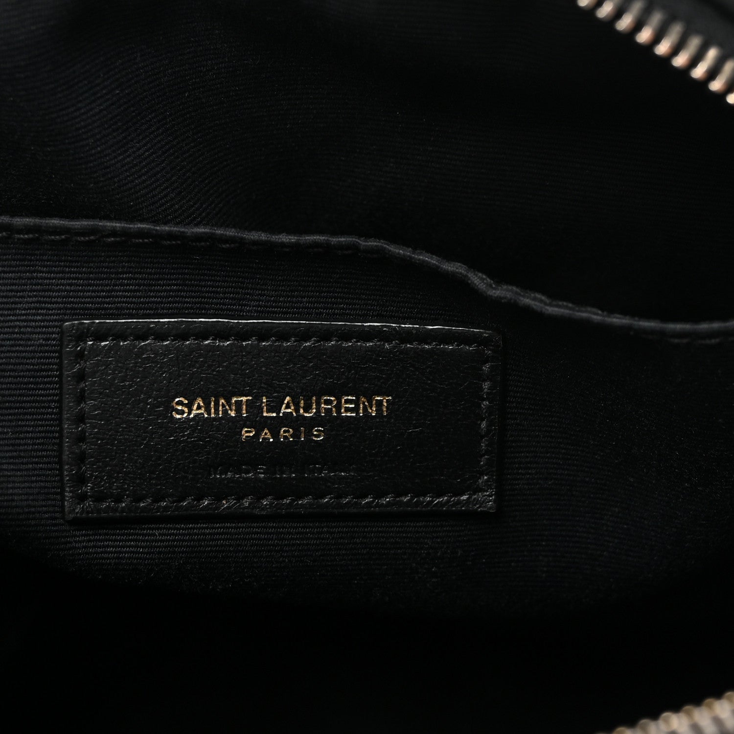 Saint Laurent Calfskin Matelasse Monogram Lou Camera Bag Black 6 of 10