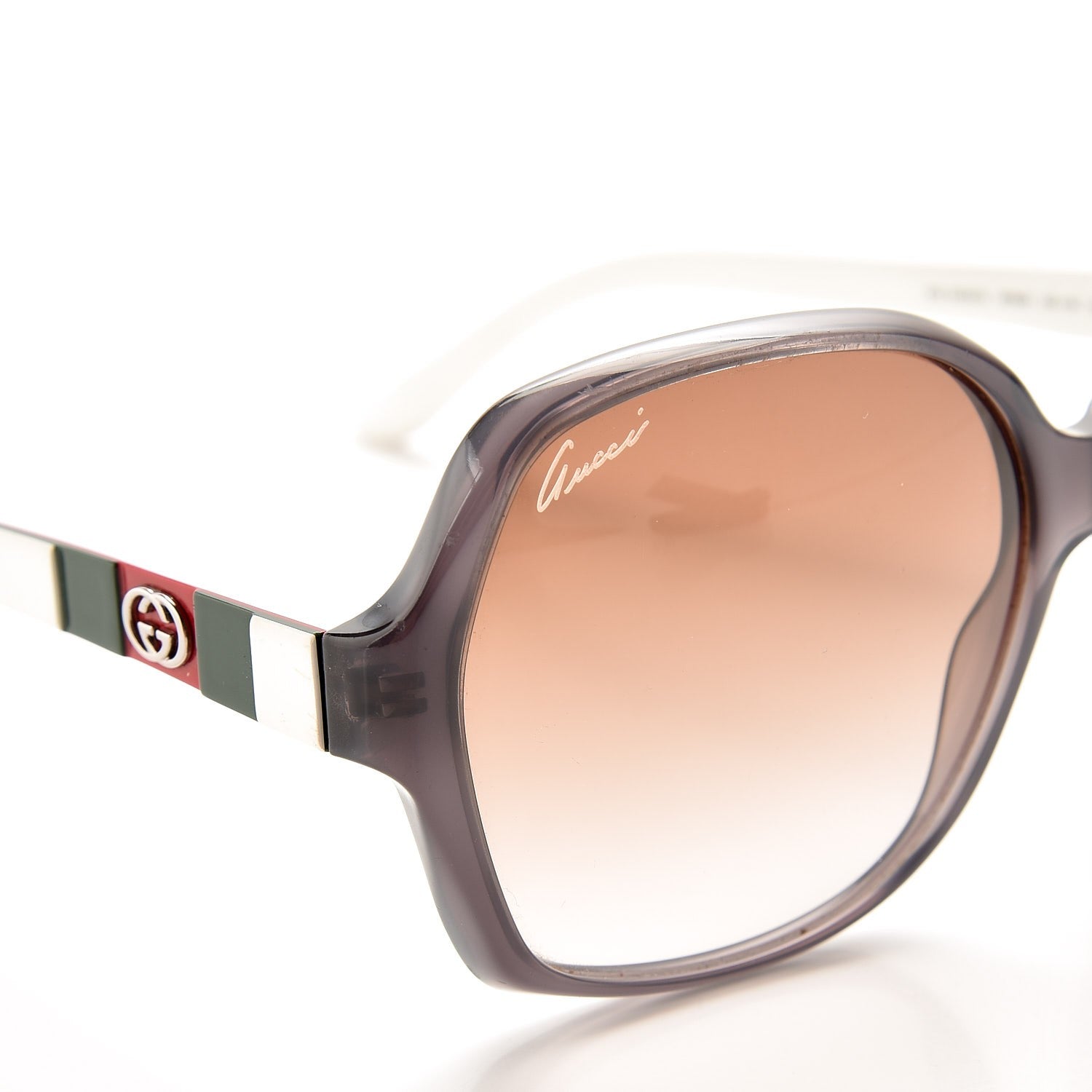 Gucci Web GG Sunglasses 3538 White 7 of 8