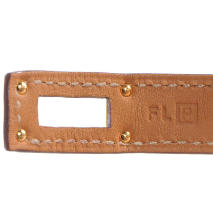 Hermes Epsom Kelly Double Tour Bracelet Orange XS 6 of 7