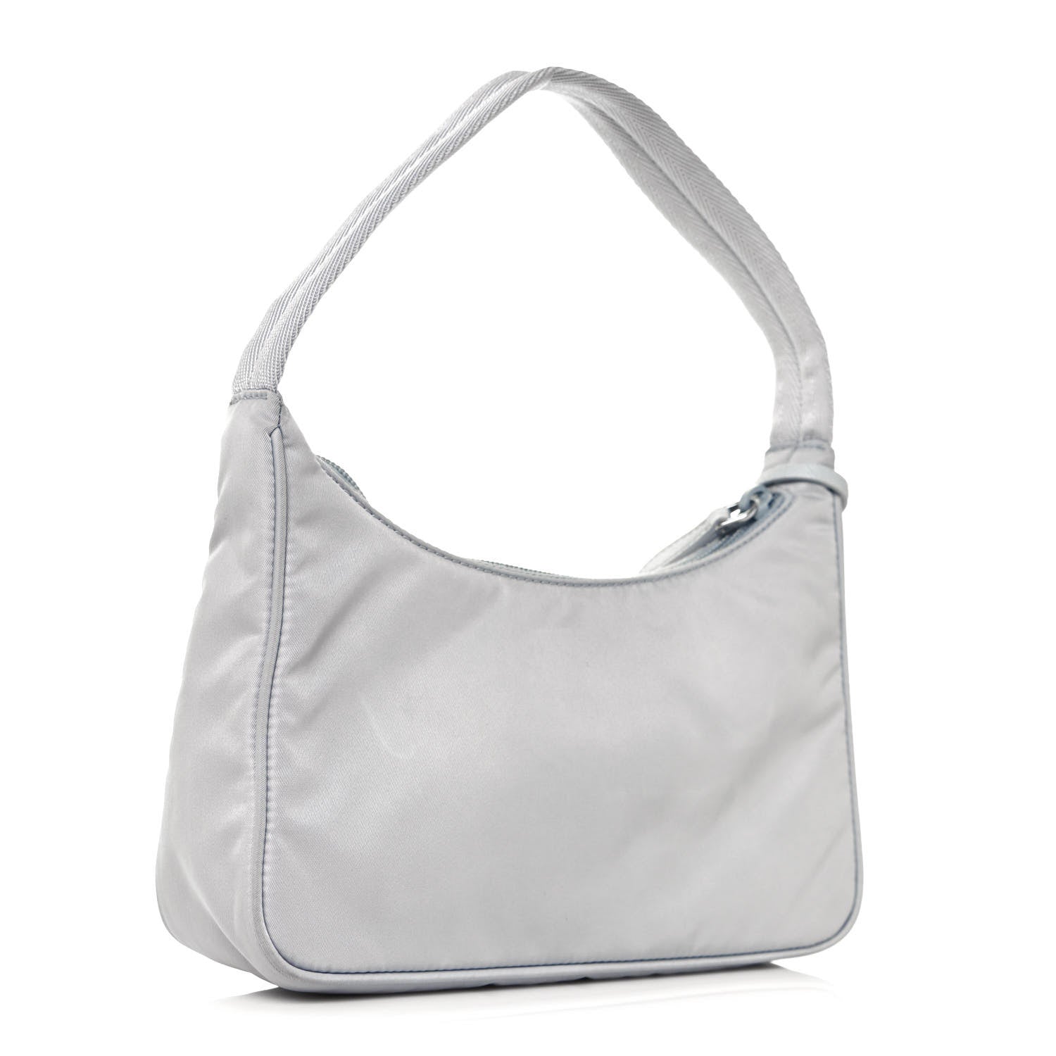 Prada Tessuto Nylon Mini Re-Edition 2000 Bag Fiordaliso 2 of 13
