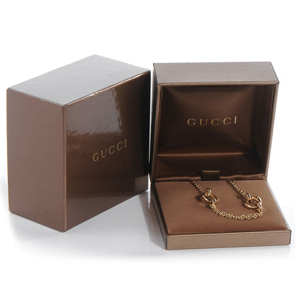 Gucci 18K Rose Gold Bamboo Chain Link Necklace 7 of 7