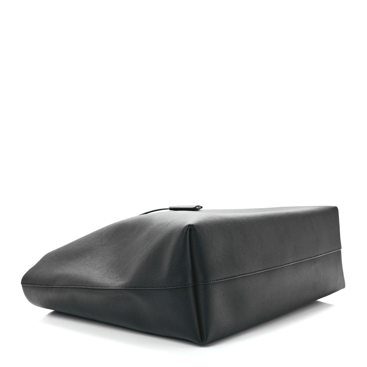 Calfskin Large Shopping Tote Black