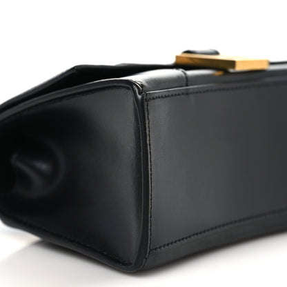 Balenciaga Shiny Box Calfskin Hourglass Top Handle Bag XS Black 9 of 10