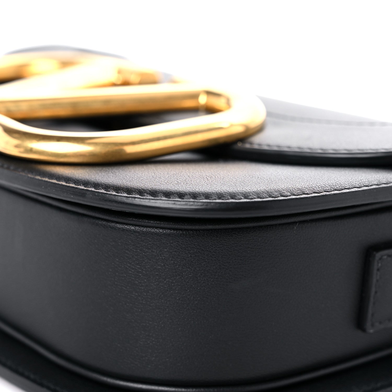 Valentino Garavani Smooth Calfskin Supervee Shoulder Bag Black 8 of 17