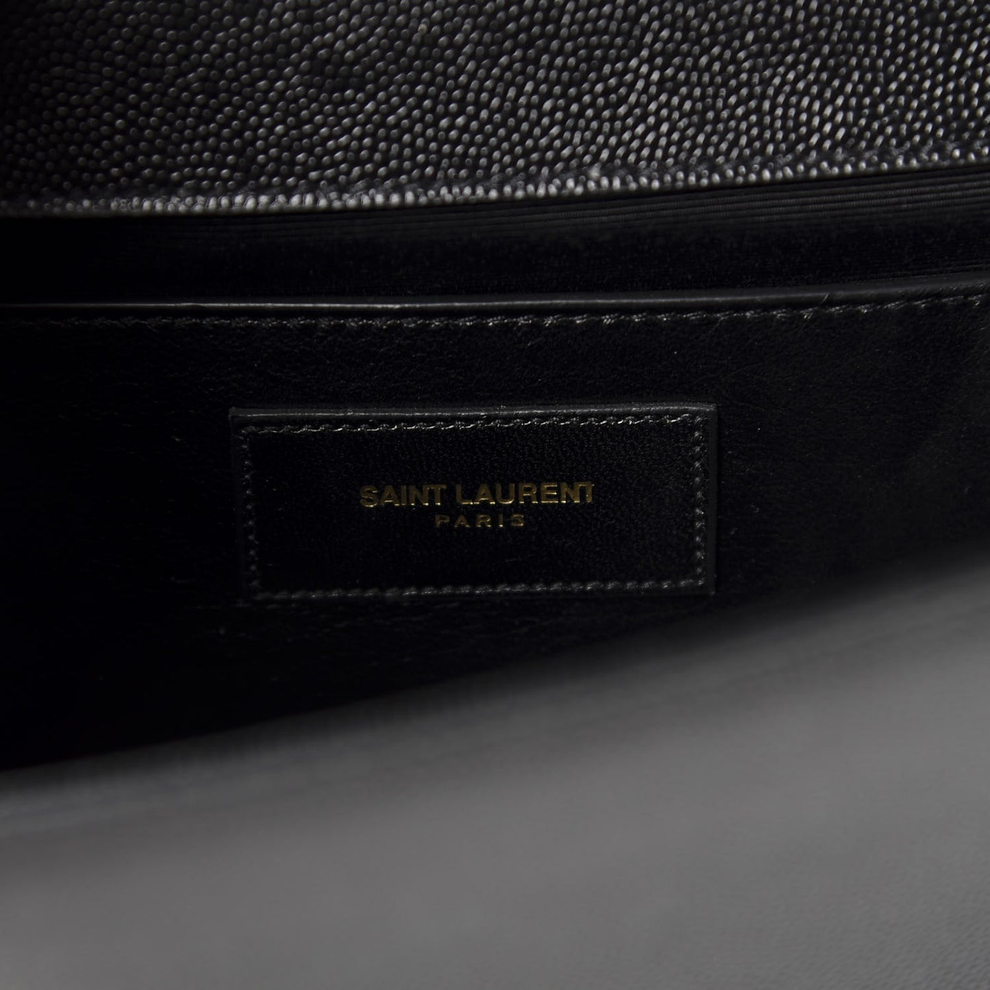 Grain De Poudre Monogram Cassandre Clutch Black