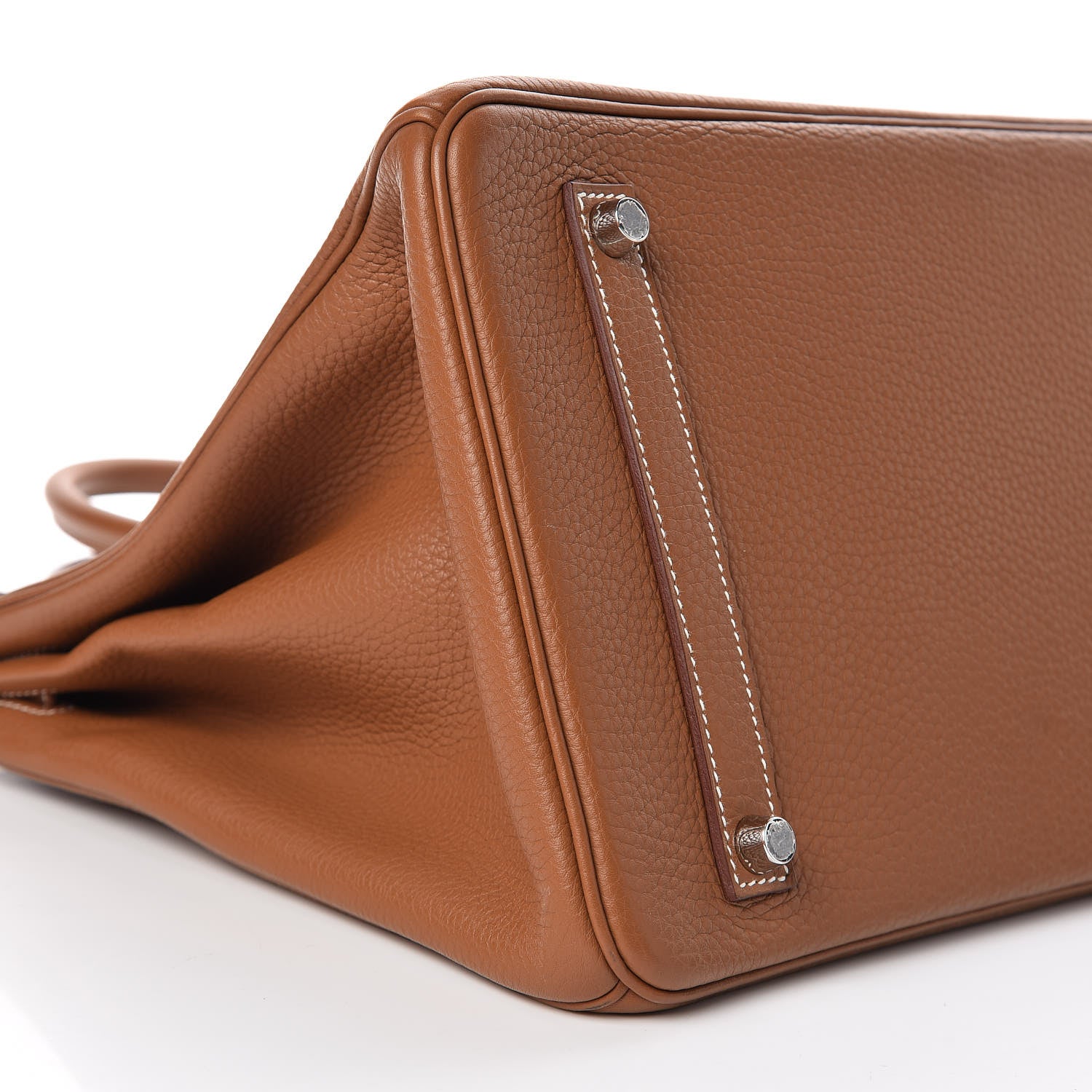 Hermes Taurillon Clemence Birkin 35 Gold 10 of 15