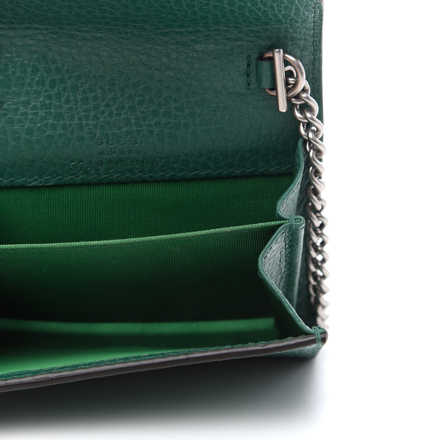 Gucci Calfskin Dionysus Coin Purse Emerald 5 of 6