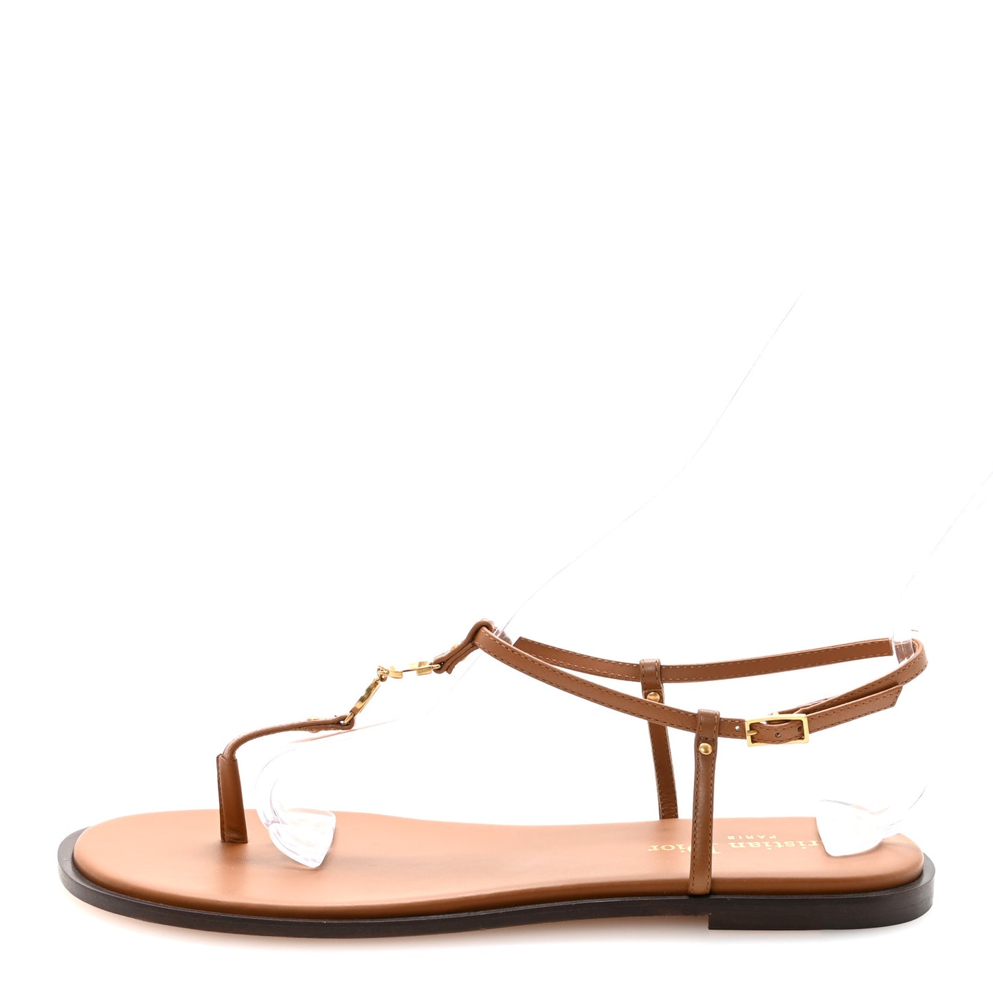 Calfskin C'est Dior Sandals 39 Cuir