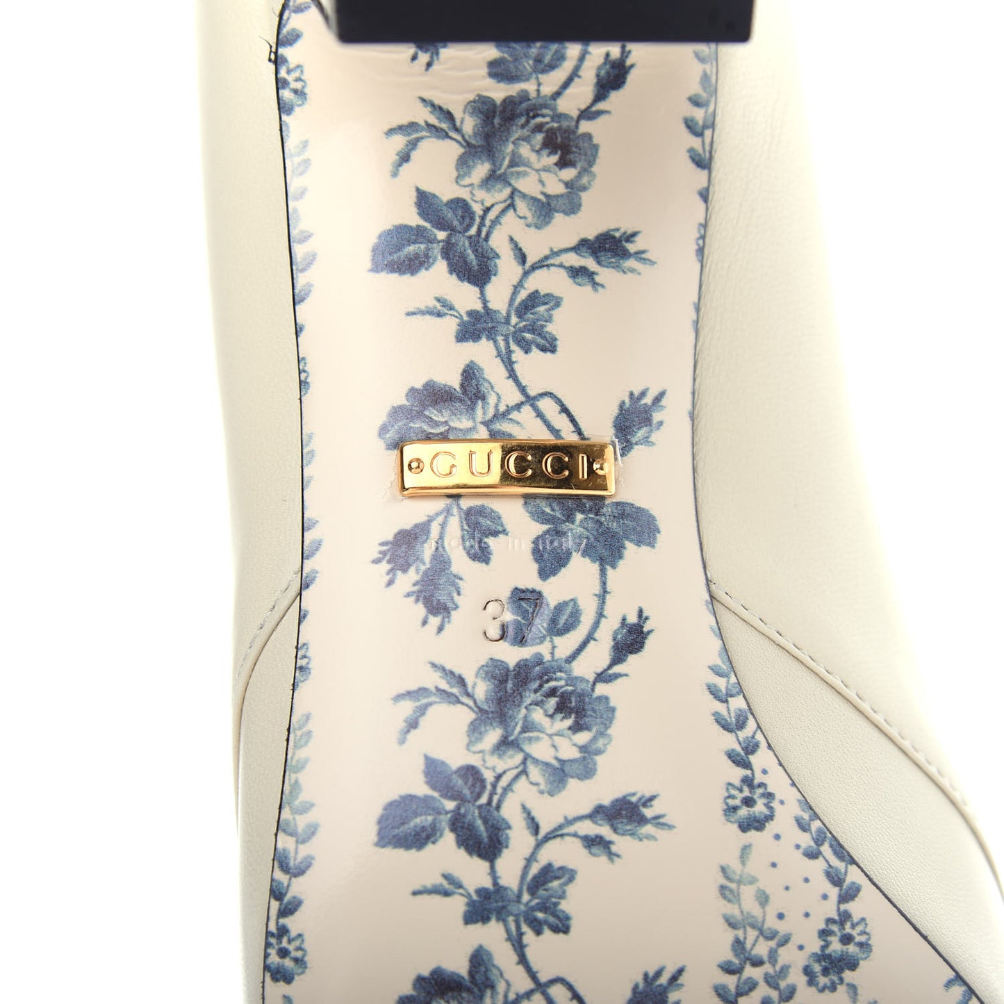 Malaga Kid GG Victoire 55mm Loafer Pumps 37 Vintage White