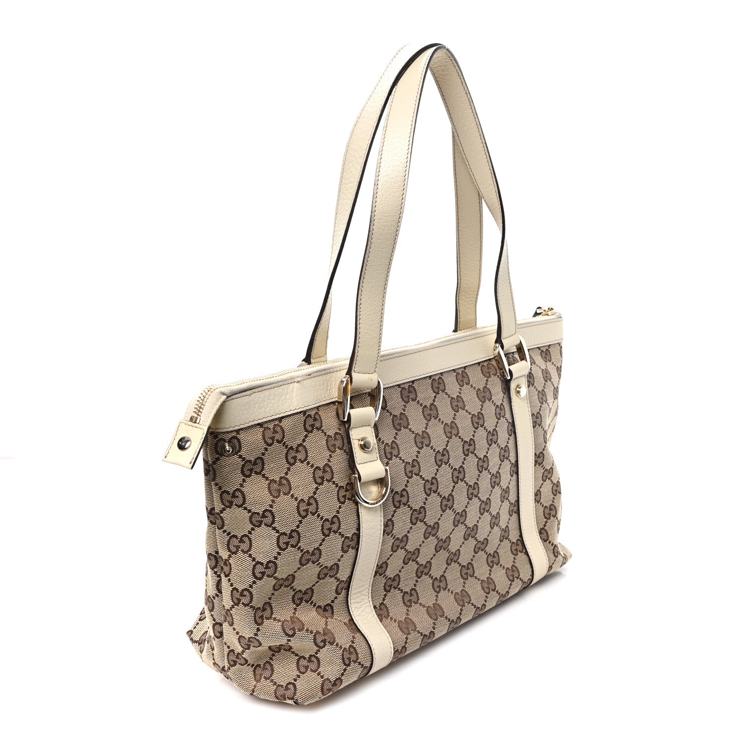 Gucci Monogram Medium Abbey Tote Off White 3 of 10