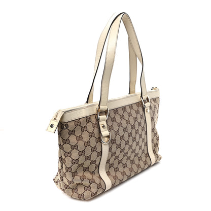 Gucci Monogram Medium Abbey Tote Off White 3 of 10