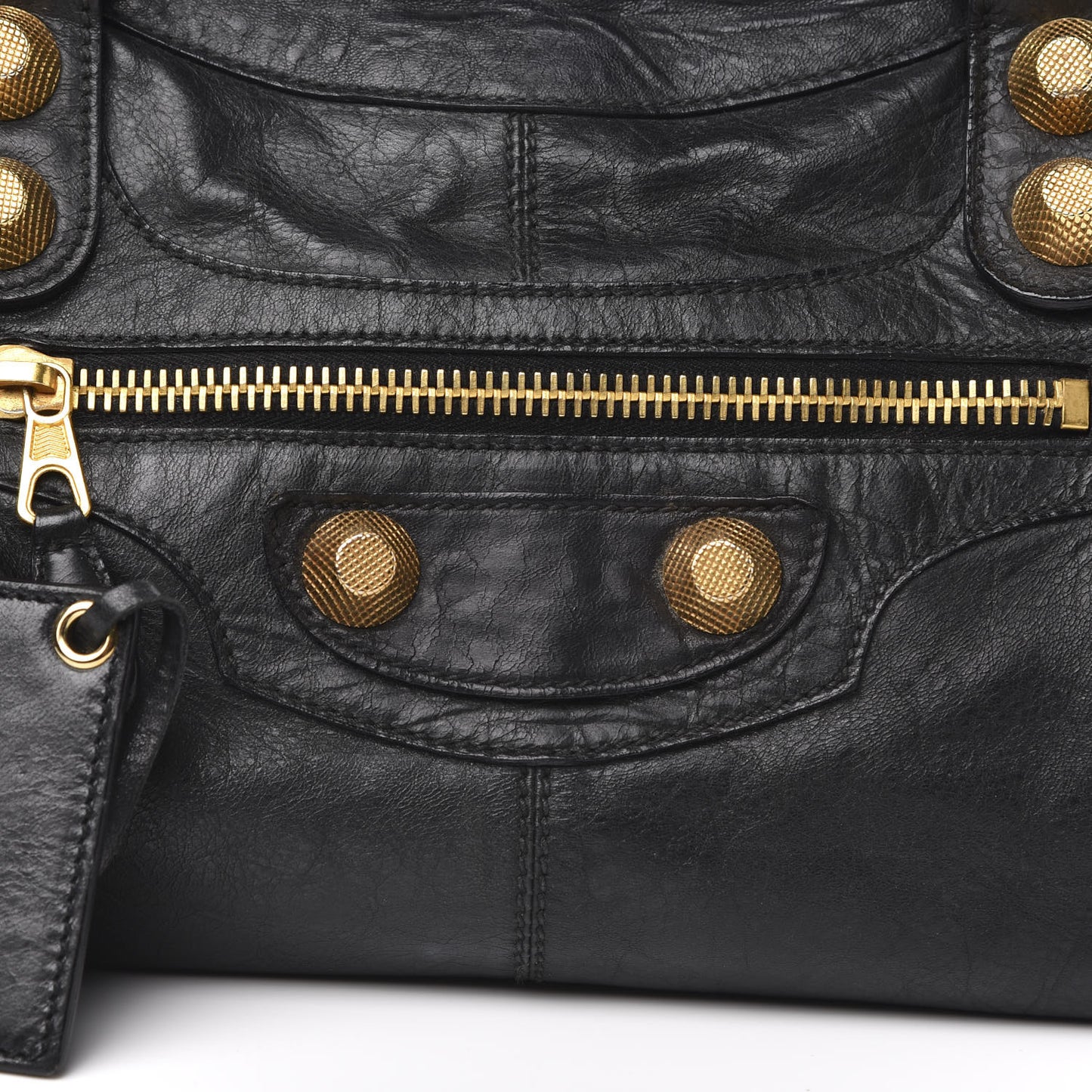 Agneau Giant 21 Gold Hardware Part Time Black