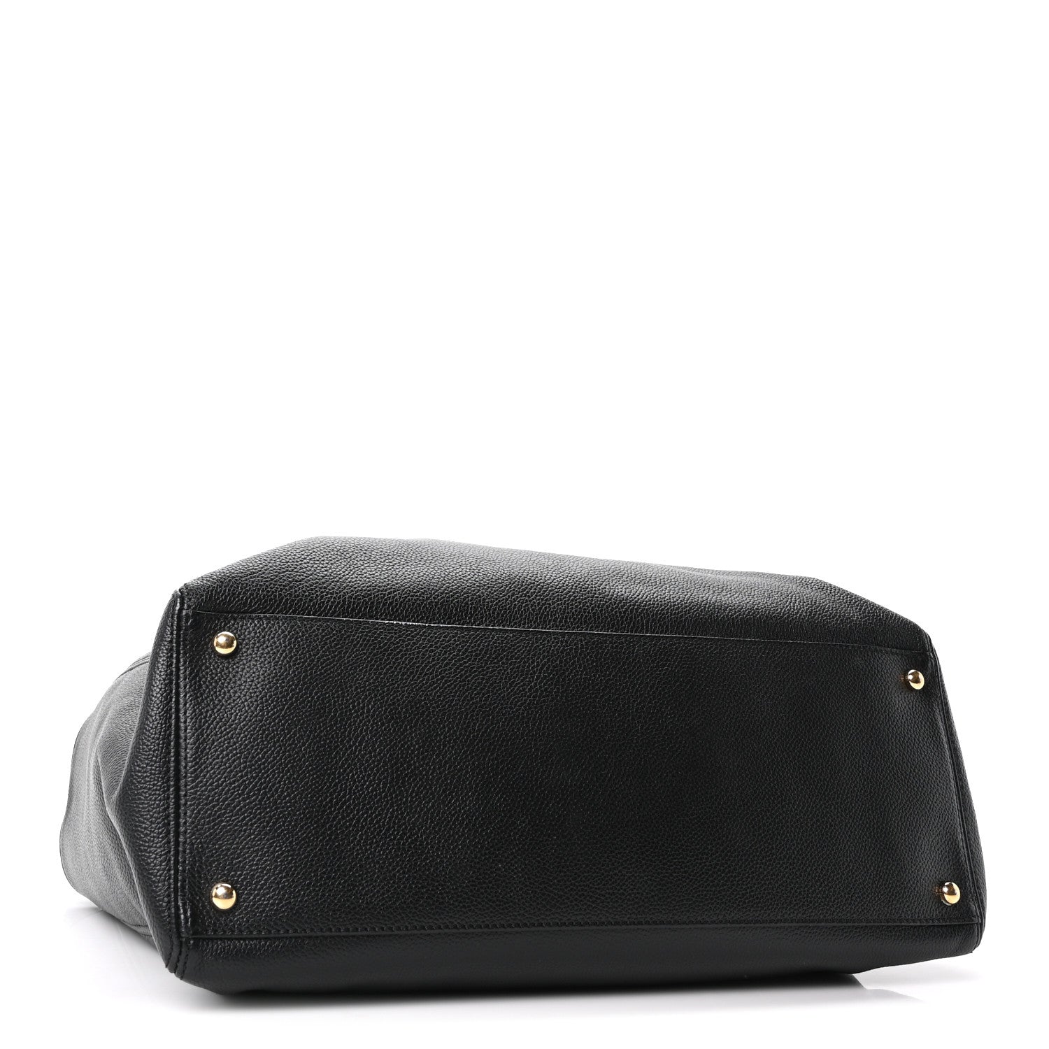Chanel Calfskin Cerf Executive Shopper Tote Black 5 of 11
