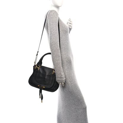 Chloe Calfskin Small Marcie Satchel Black 2 of 10