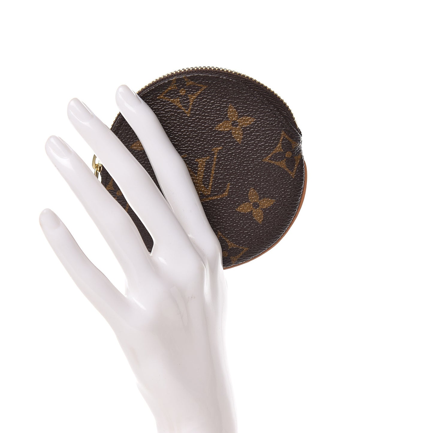 Monogram Round Coin Purse