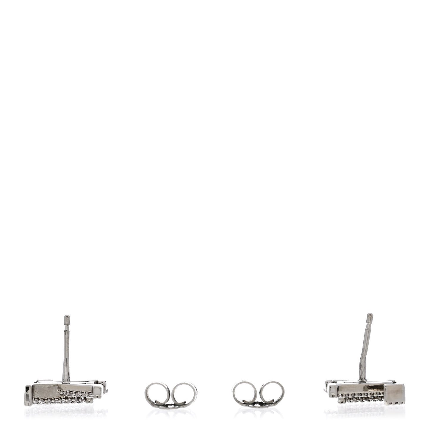 Crystal LV Iconic Earrings Silver