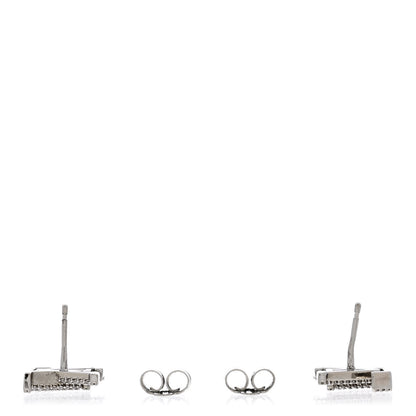 Louis Vuitton Crystal LV Iconic Earrings Silver 3 of 6