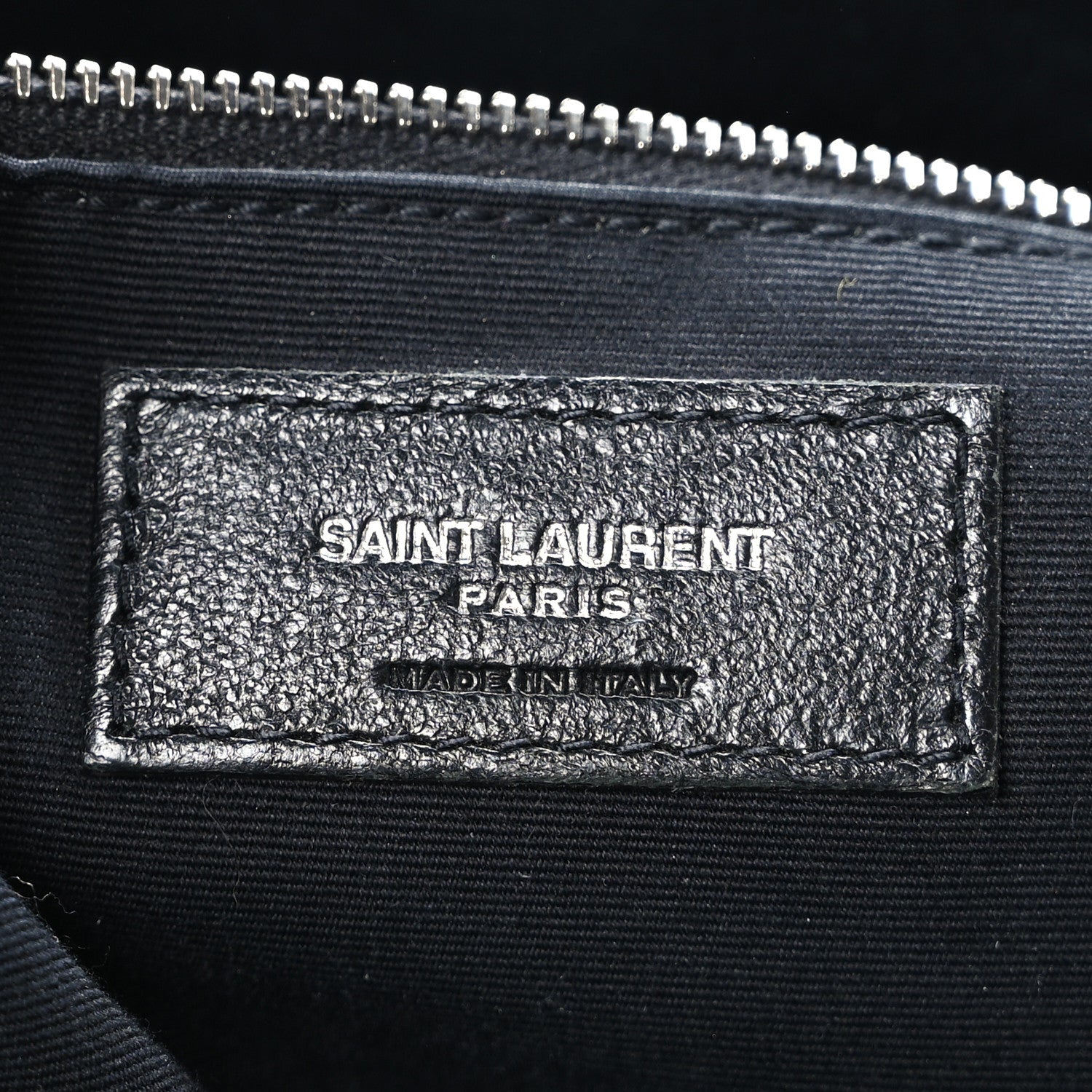 Saint Laurent Calfskin Y Quilted Monogram Large Loulou Shopper Black 8 of 11
