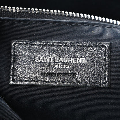 Saint Laurent Calfskin Y Quilted Monogram Large Loulou Shopper Black 8 of 11