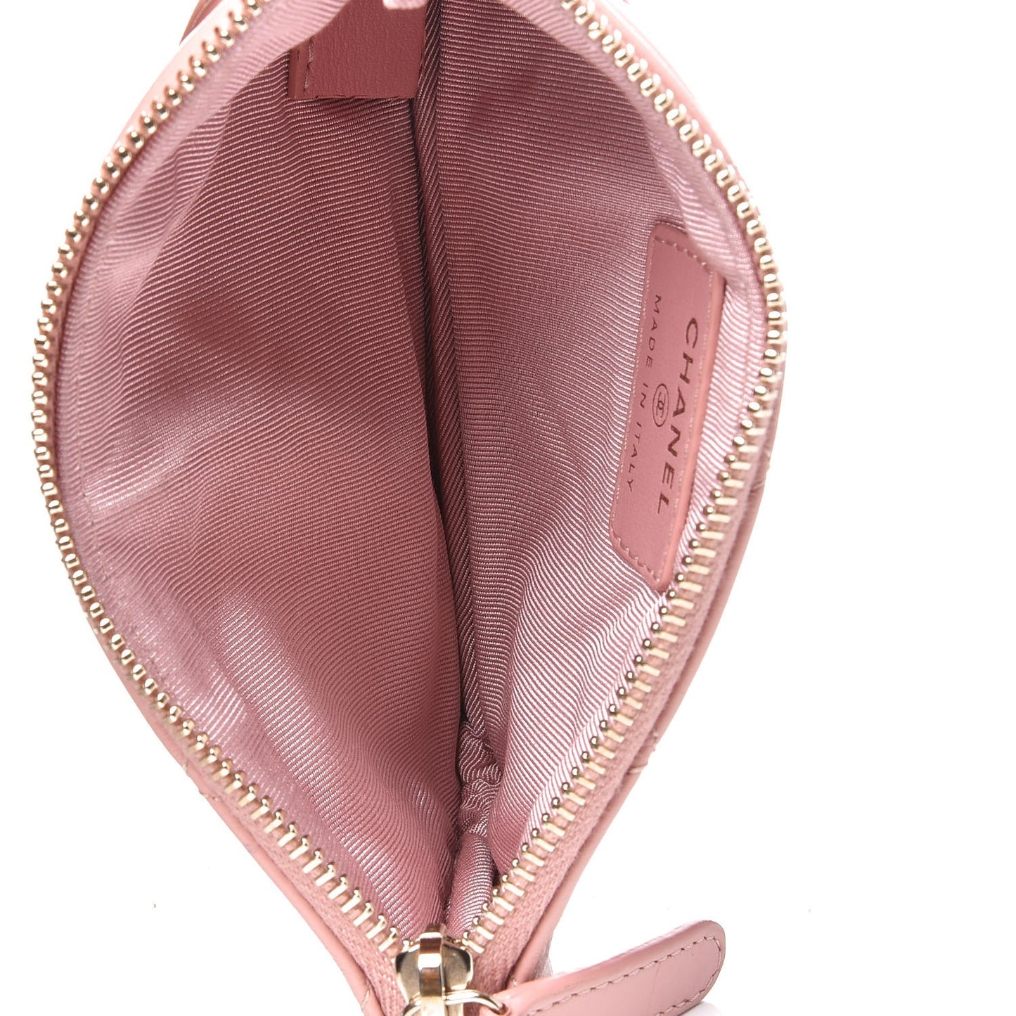 Aged Calfskin Quilted Small Reissue Cosmetic Case Light Pink