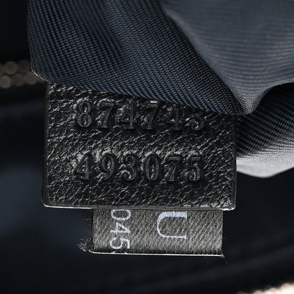 Gucci Washed Denim GG Monogram Lady Lunetta Small Shoulder Bag  Dark Blue 6 of 10