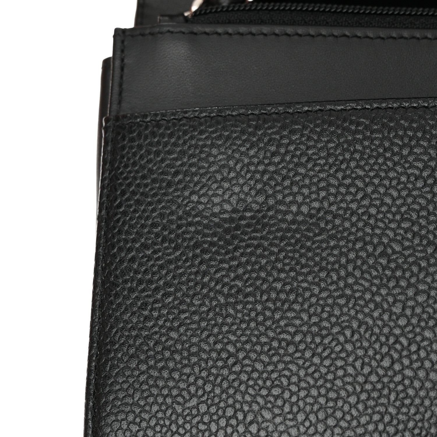 Chanel Caviar Timeless CC Wallet on Chain WOC Black 12 of 13