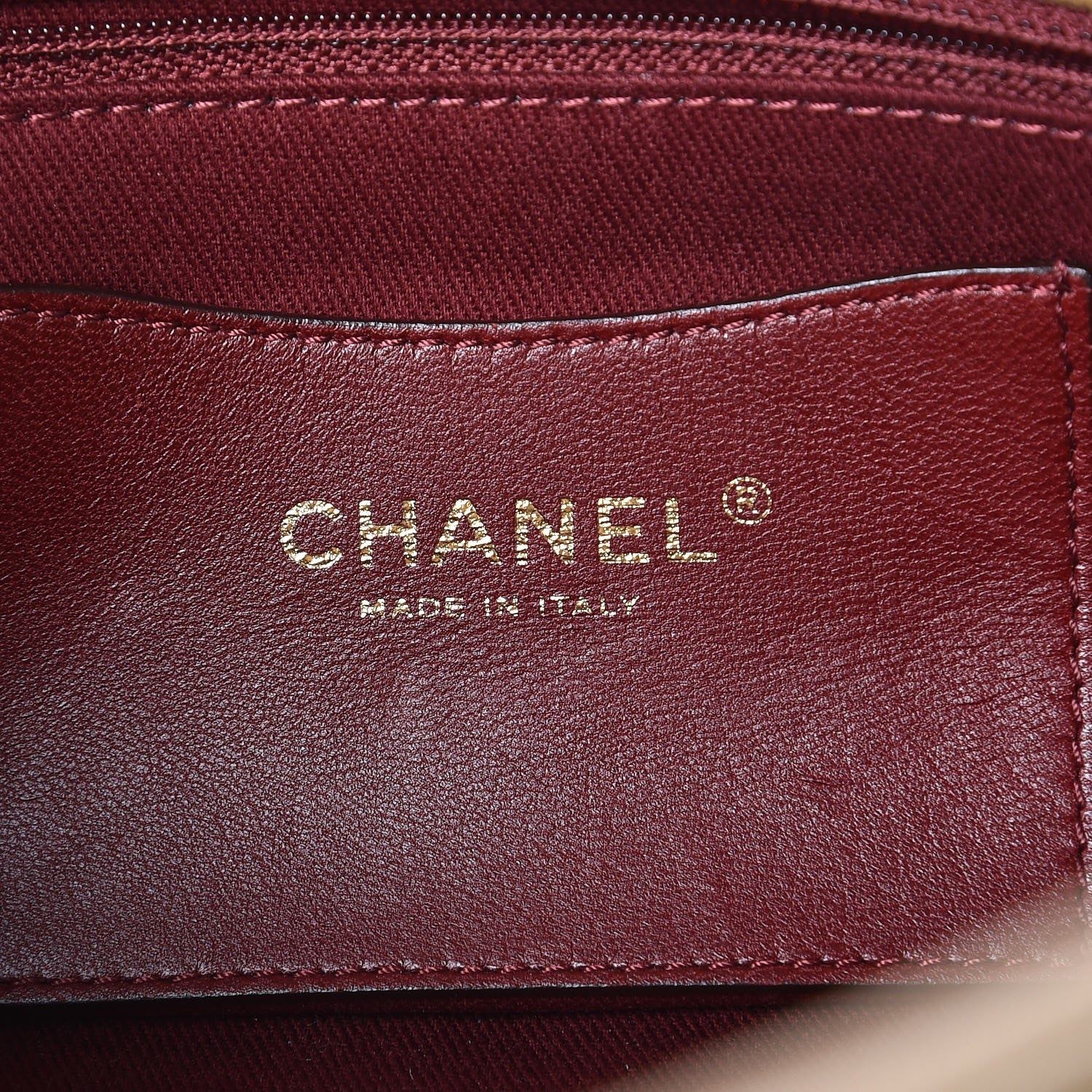 Chanel Metallic Calfskin Quilted Medium Just Mademoiselle Gold 6 of 7