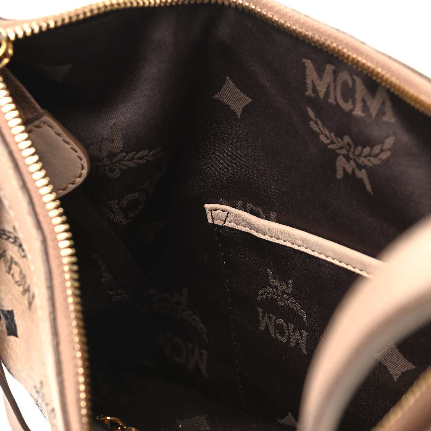 MCM Visetos Hobo Beige 6 of 13