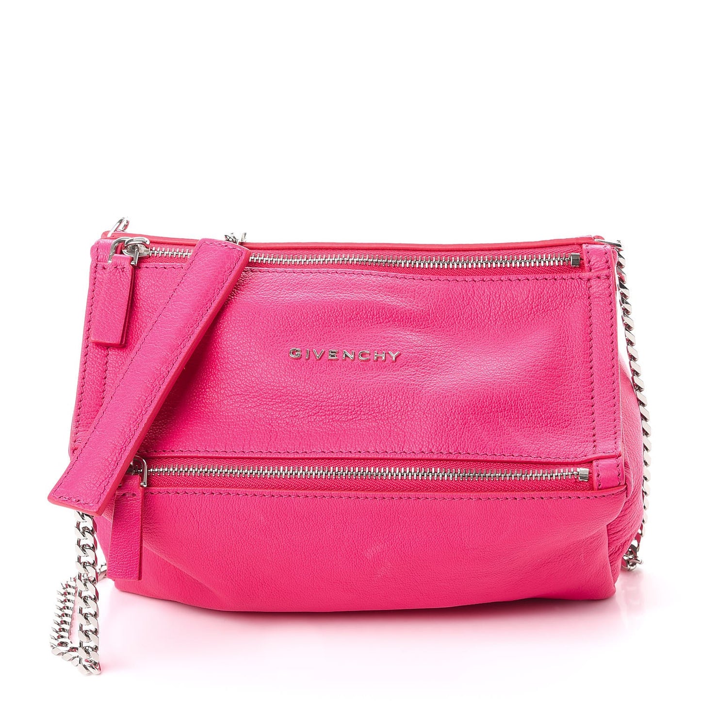 Sugar Goatskin Mini Chain Pandora Hot Pink