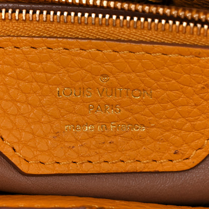 Louis Vuitton Taurillon Capucines MM Tournesol 6 of 9