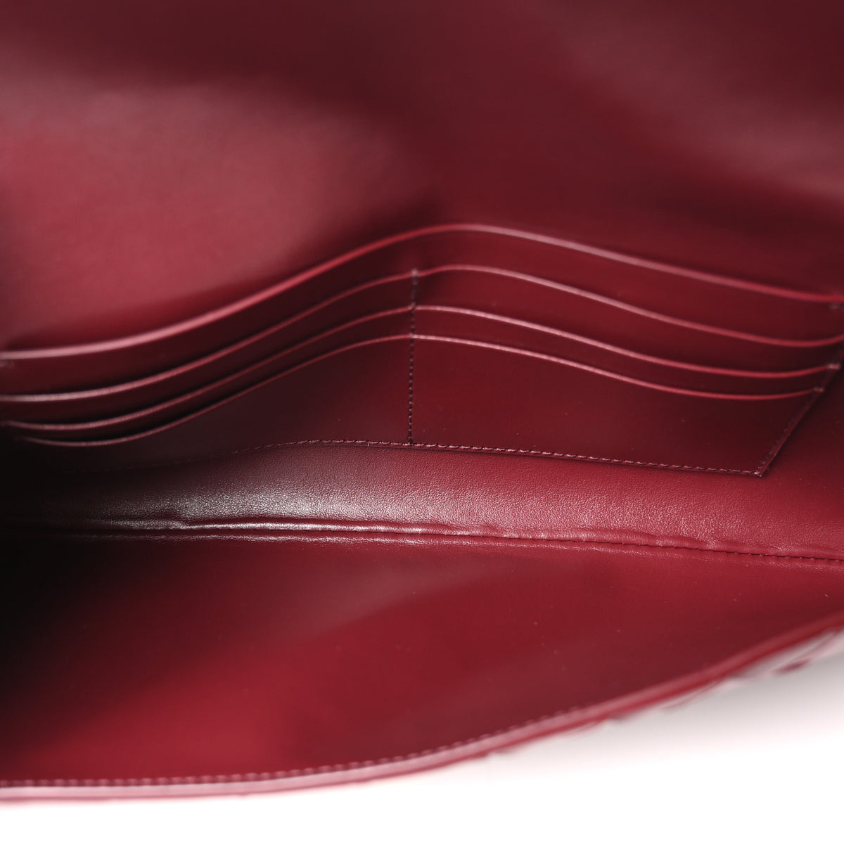 Bottega Veneta Nappa Intrecciato Long Andiamo Top Handle Clutch Barolo 5 of 9
