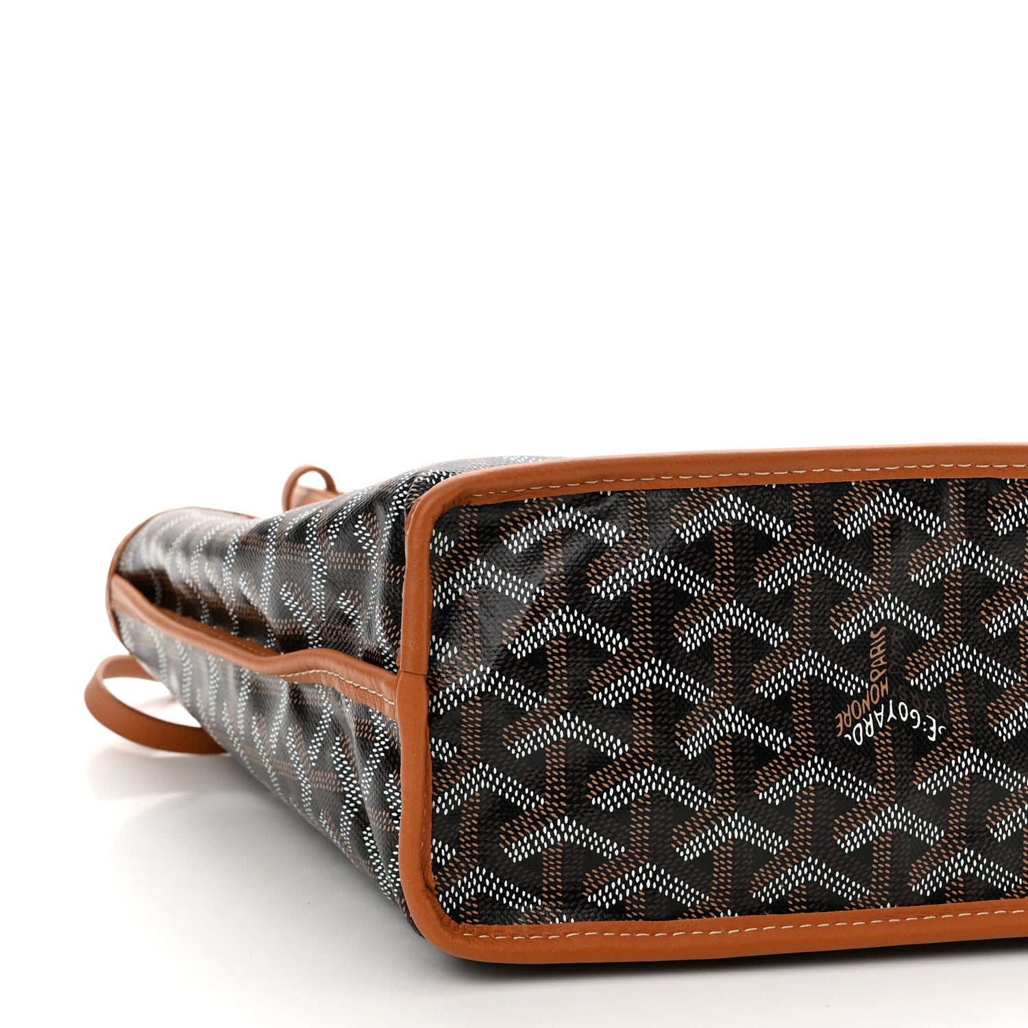 Goyard Goyardine Reversible Mini Anjou Black Gold 14 of 17