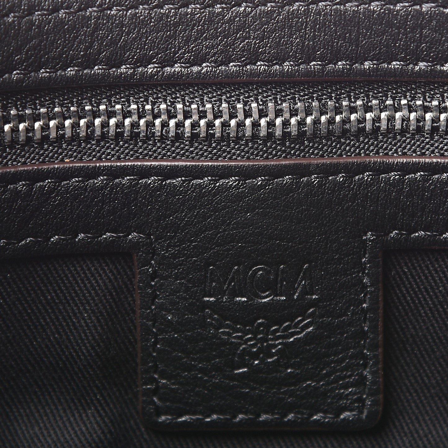 Calfskin Ottomar Monogram Medium Crossbody Pouch Black