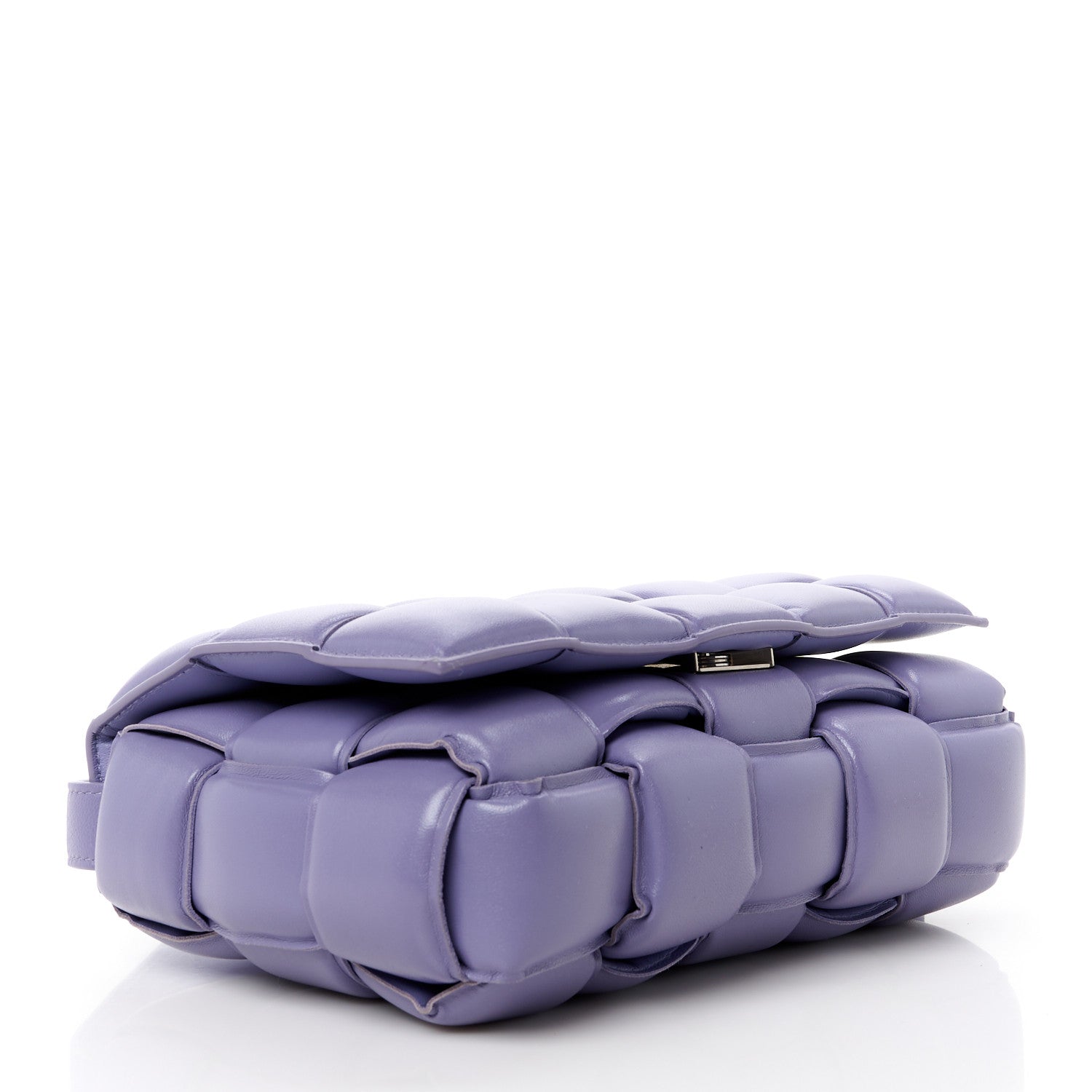 Bottega Veneta Nappa Maxi Intreccio Padded Cassette Crossbody Bag Lavender 4 of 13