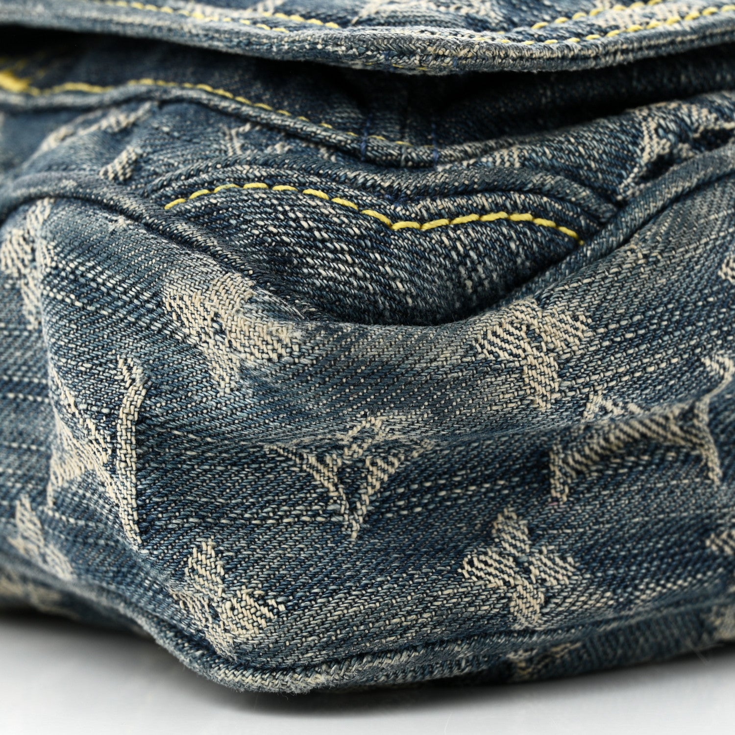 Louis Vuitton Monogram Denim Bum Bag Blue 8 of 12