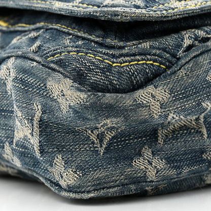 Louis Vuitton Monogram Denim Bum Bag Blue 8 of 12