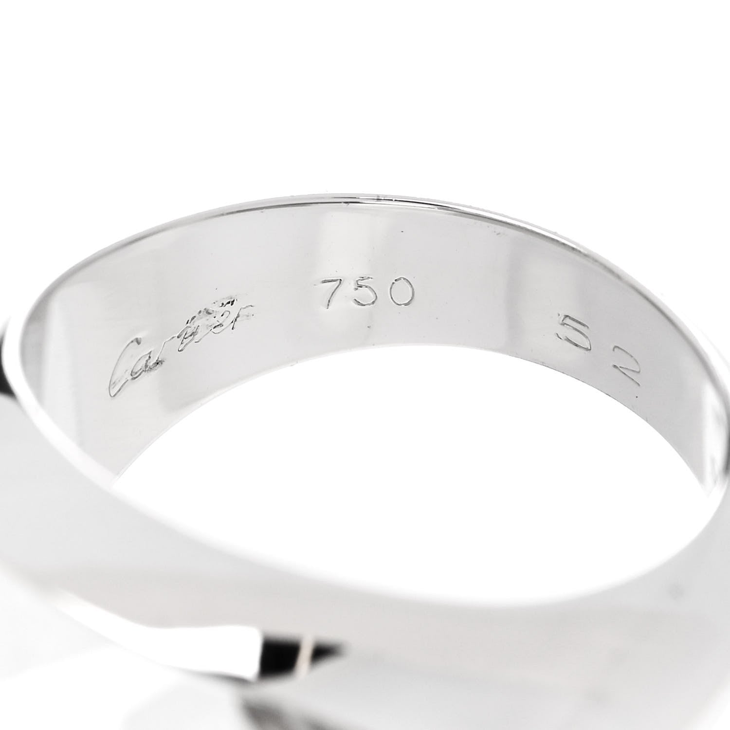 Cartier 18K White Gold Diamond Rock Crystal Myst de Cartier Ring 52 6 5 of 6