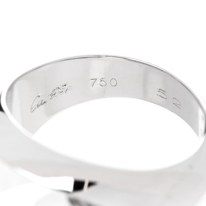 Cartier 18K White Gold Diamond Rock Crystal Myst de Cartier Ring 52 6 5 of 7