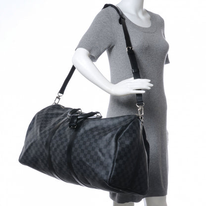 Louis Vuitton Damier Graphite Keepall Bandouliere 55 2 of 7