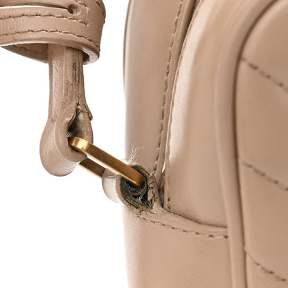 Saint Laurent Calfskin Matelasse Monogram Lou Camera Bag Nude Powder 13 of 15