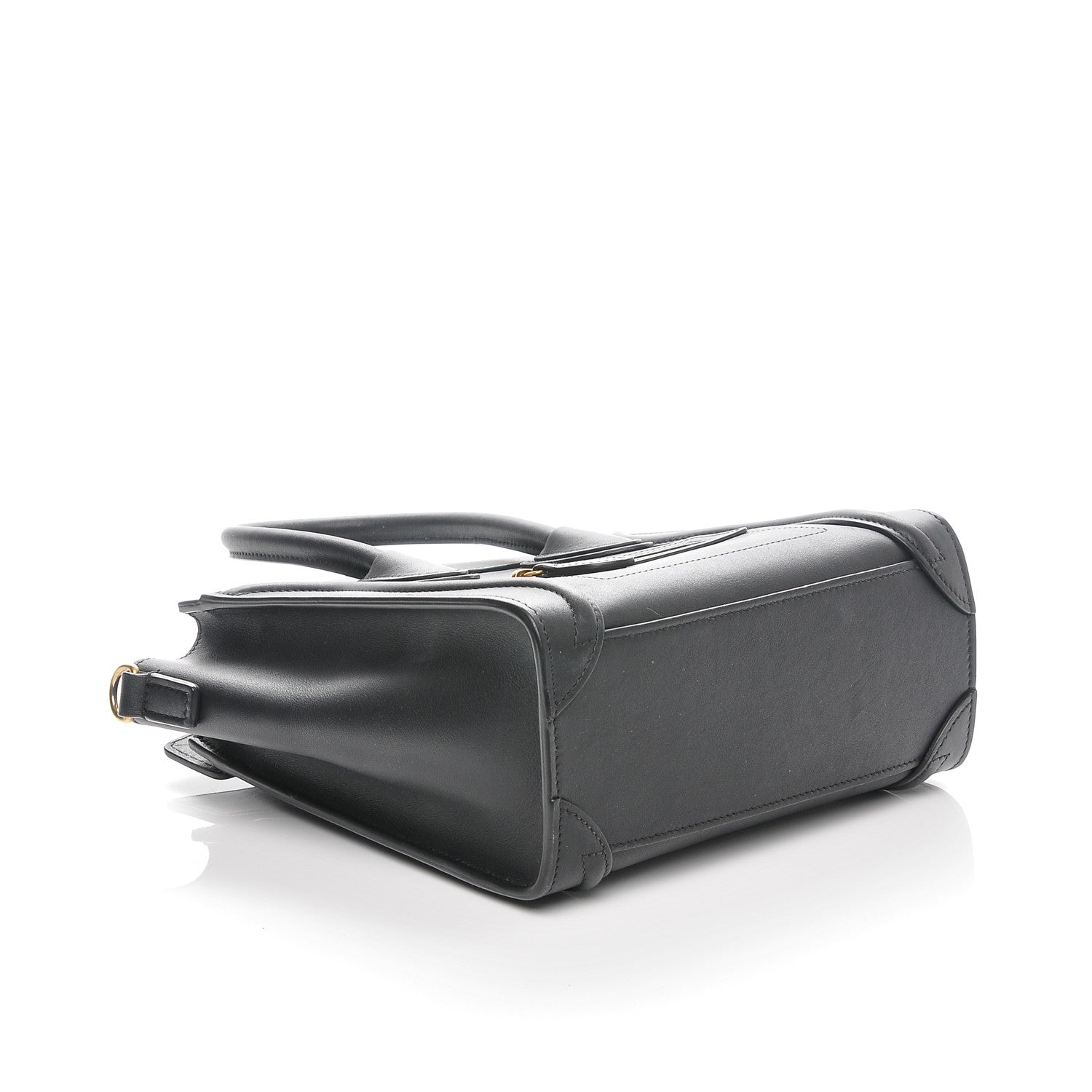 Celine Smooth Calfskin Nano Luggage Black 3 of 7