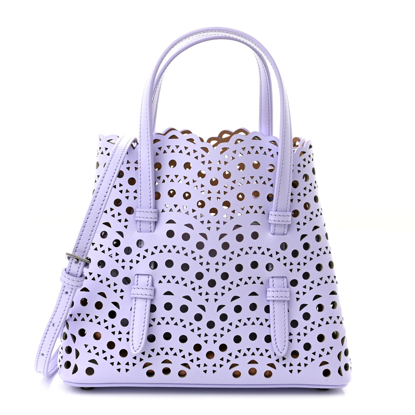 Calfskin Vienne Wave Mina 20 Bag Parme Clair