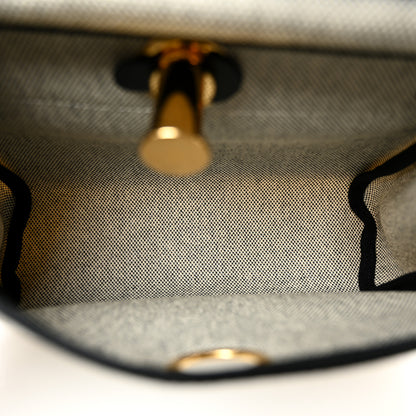 Hermes Military Toile Vache Hunter Herbag Zip Retourne 20 Ecru Black 5 of 11
