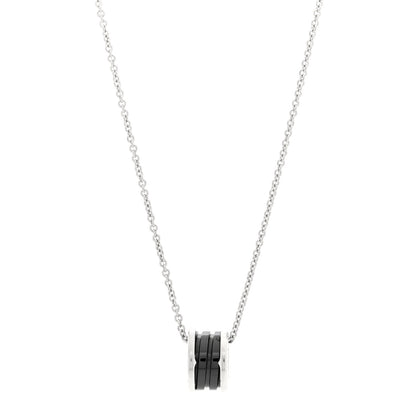 Bulgari Sterling Silver Ceramic Save The Children Pendant Necklace 1 of 5